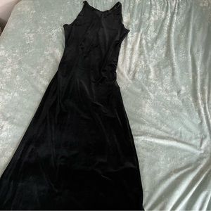 Vintage velvet maxi dress